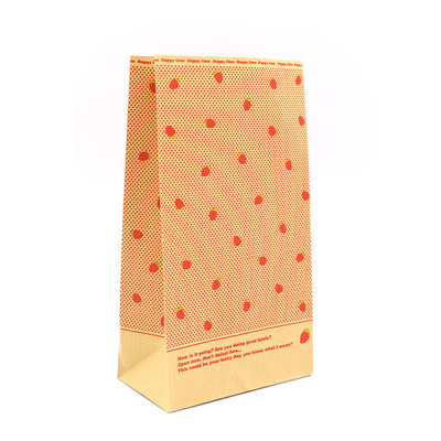 Customized Biodegradable Kraft Paper Bags With Embossing Finishing Tech
