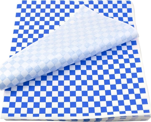 Anti Stick Hamburger Wax Paper , Greaseproof Food Wrapping Paper For Party Picnic