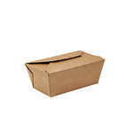 Gold Foil Food Container Paper Box Waterproof And Oilproof 60gsm Or Customized Thickness
