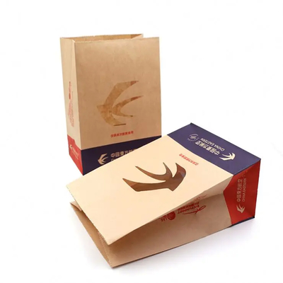 Paper Twist Rope Handle Fruit Paper Bags with CMYK Or Pantone Printing